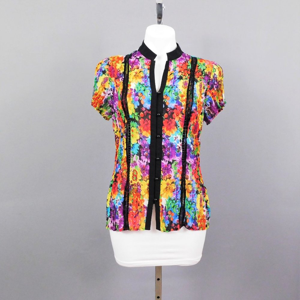 NY Collection Women Shirt‎ Multicolor M